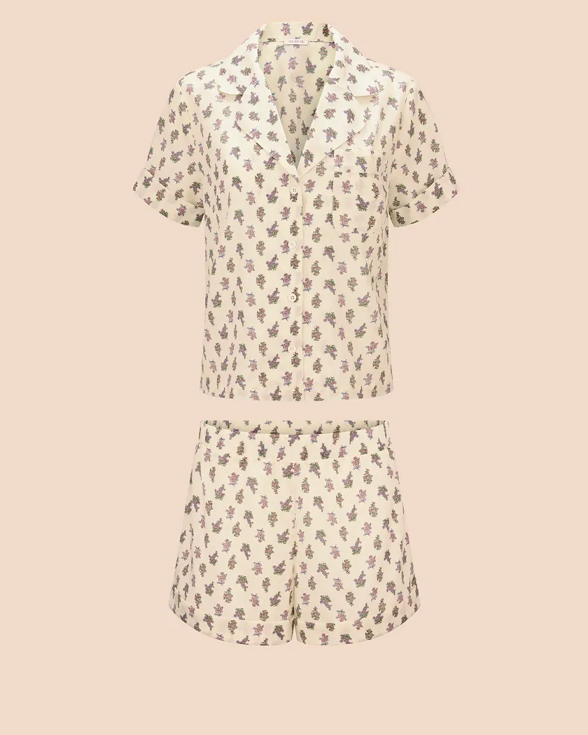 Lucero B1 Floral Beige sleepwear bundle Still 3