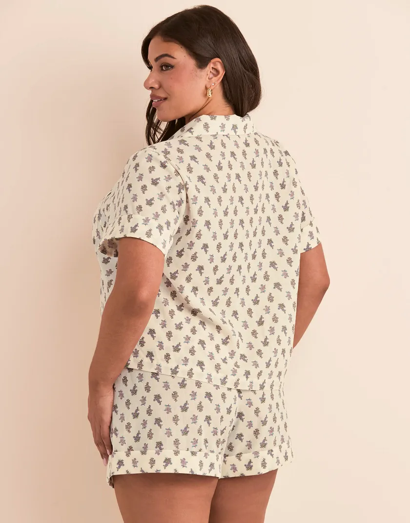 Lucero B1 Floral Beige sleepwear bundle Model 7
