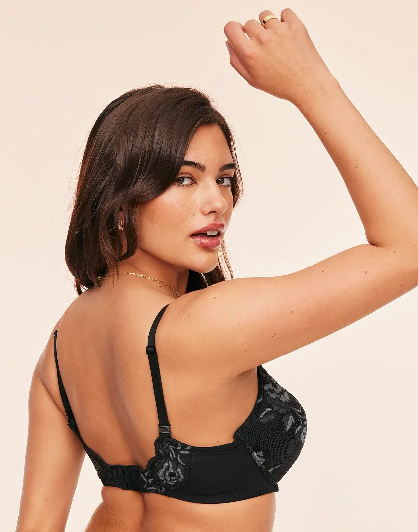 Jaya Black 2 Push Up bra bundle Model 5