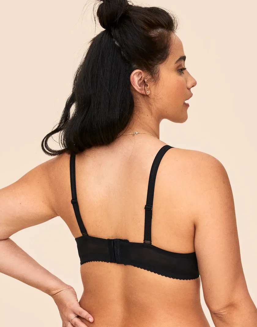 Cinthia Black 2 Unlined bra bundle Model 4