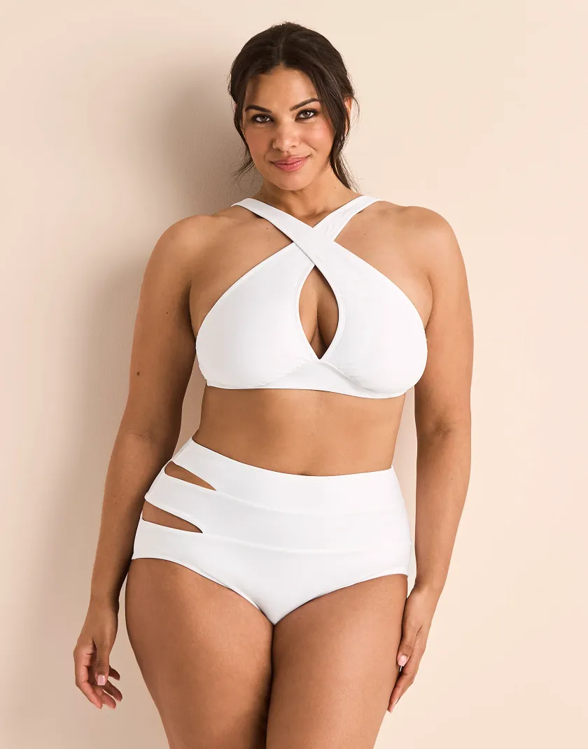 Demi White swimwear bundle Model 6