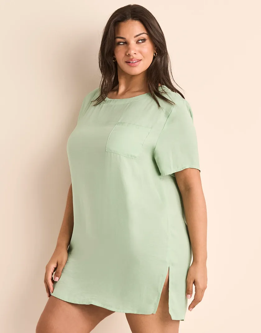 Krysta Medium Green sleepwear bundle Model 2
