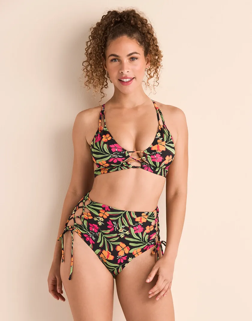 Tatiana Tropical Black swimwear bundle Model 3