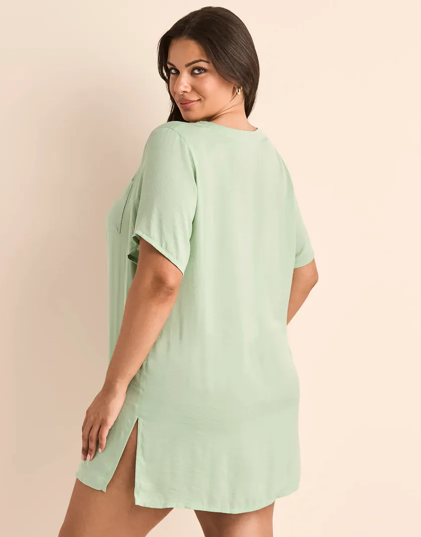 Krysta Medium Green sleepwear bundle Model 4