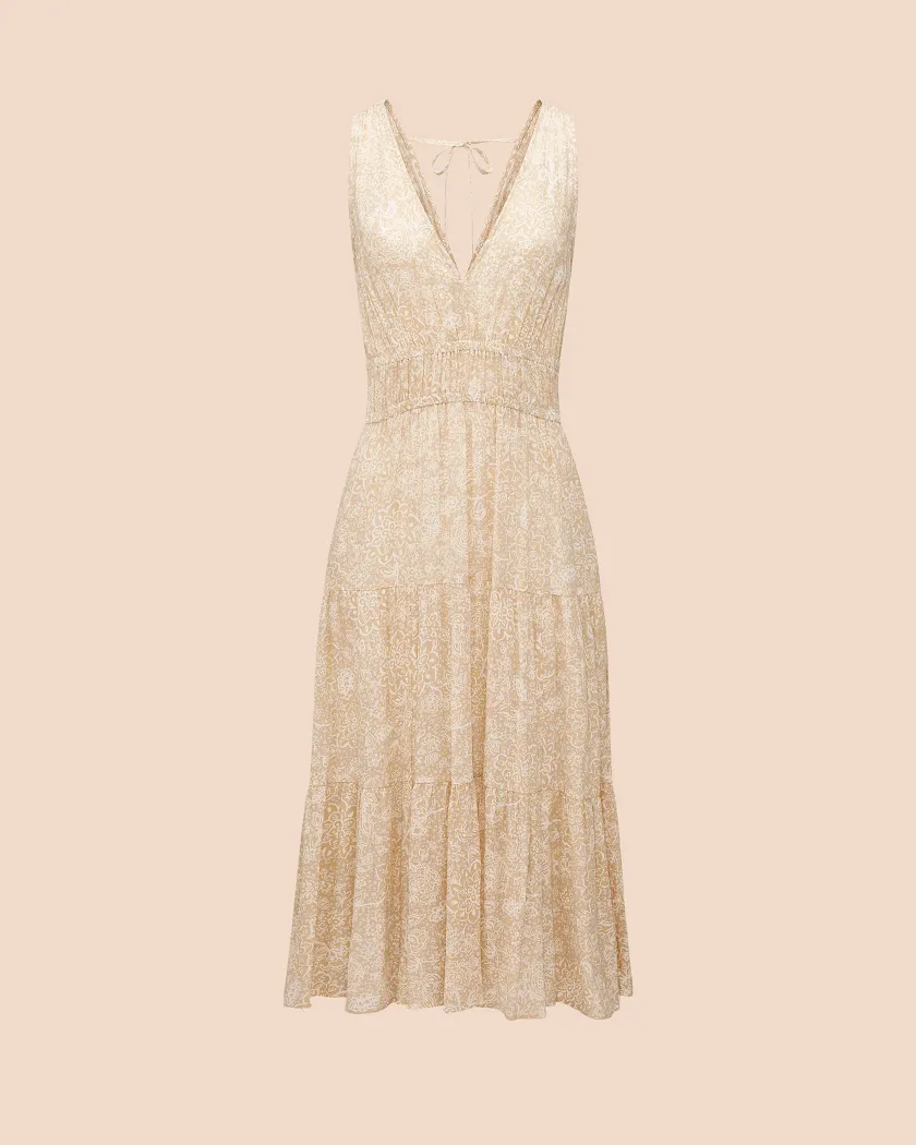 Zahira Floral Beige lounge bundle Still 3