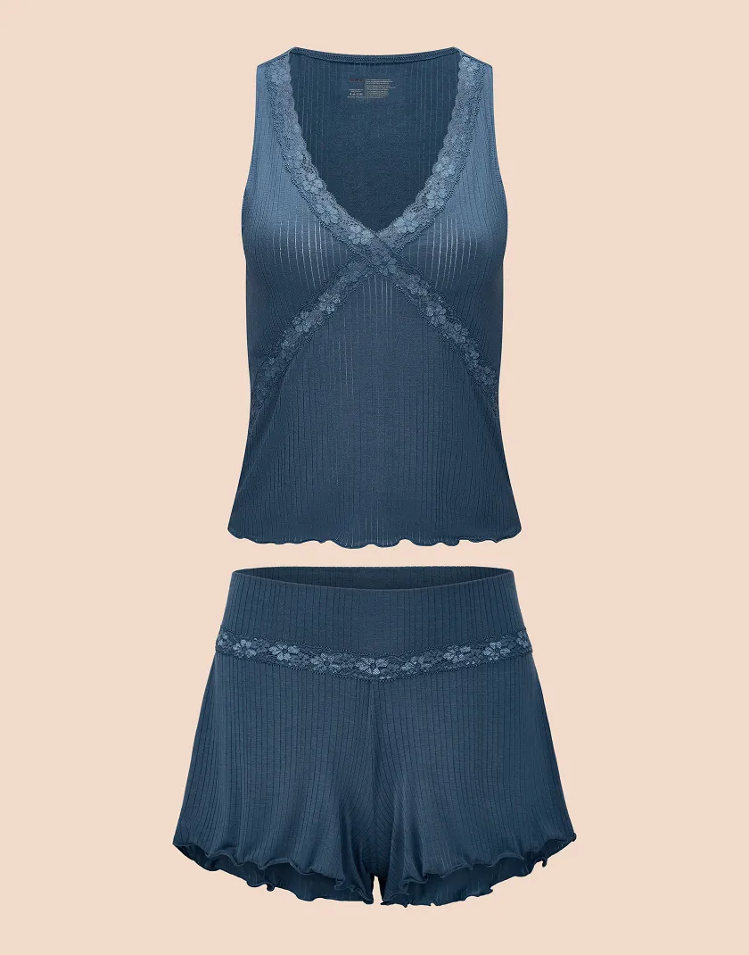 August Dark Blue lounge bundle Still 2