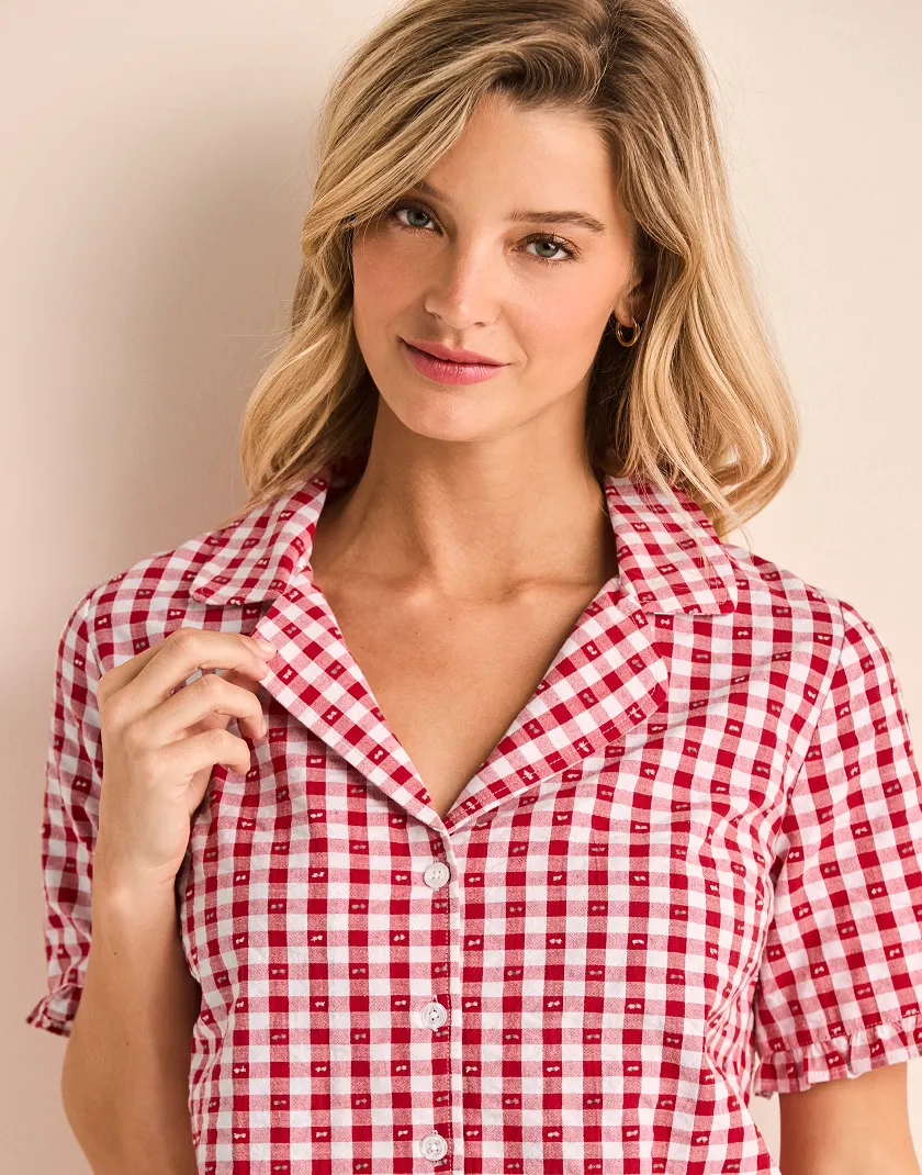 Barbara Red sleepwear bundle Model 6