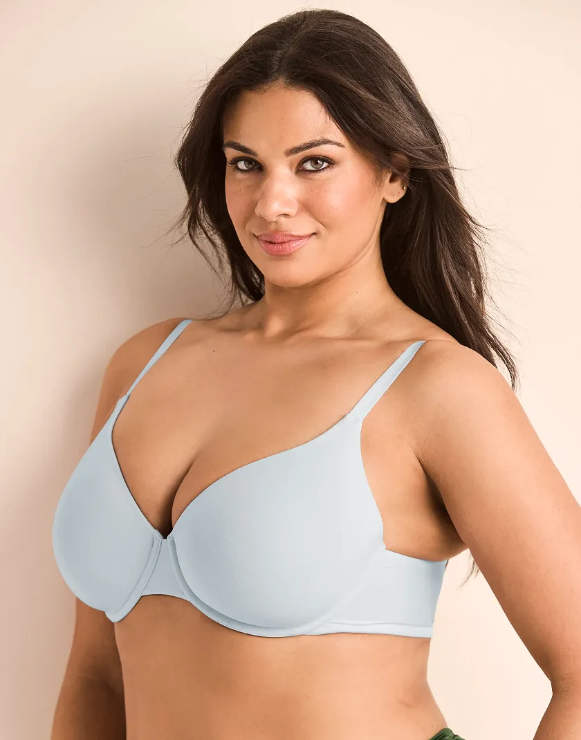 Janelle Medium Blue Contour bra bundle Model 4