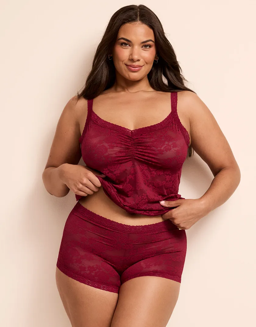 Alicent Dark Red lounge bundle Model 8