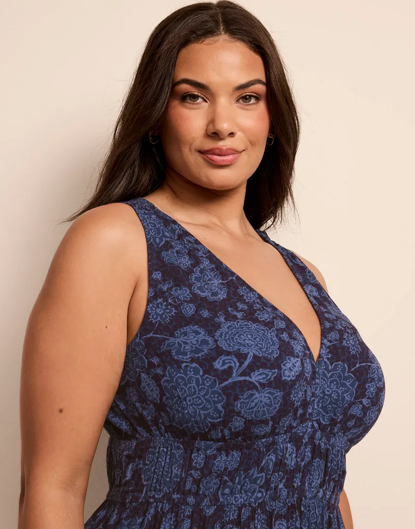 Zahira Floral Blue lounge bundle Model 8