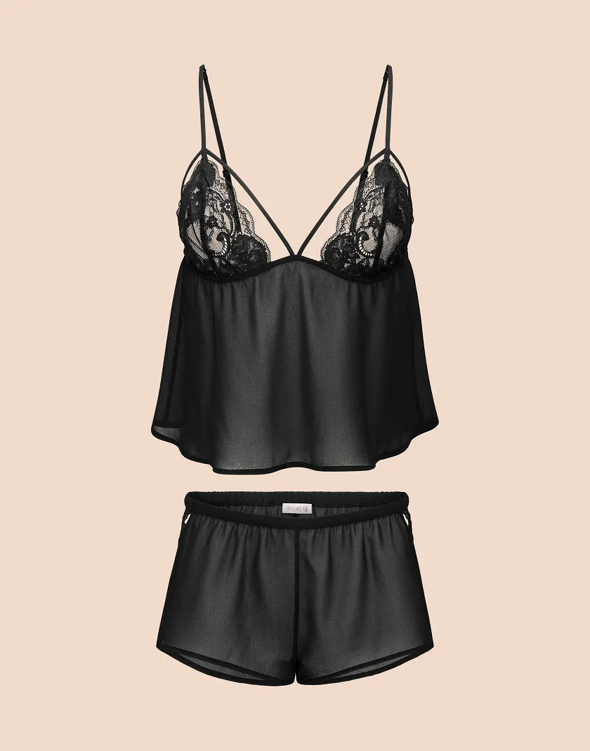 Soraya Black Unlined lingerie bundle Still 3