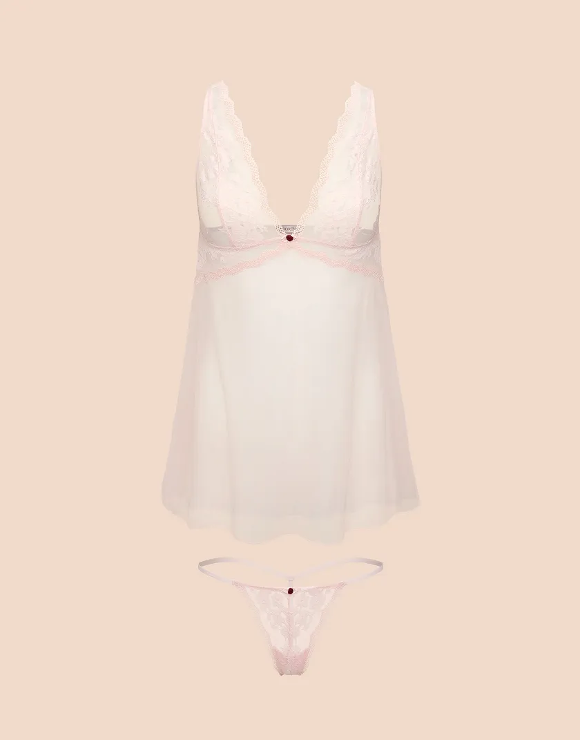 Nedda Light Pink Unlined lingerie bundle Still 5