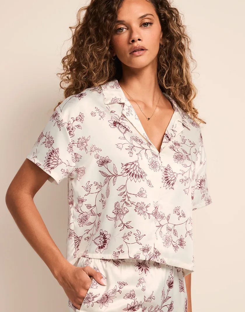 Verity Floral Pink sleepwear bundle Model 4