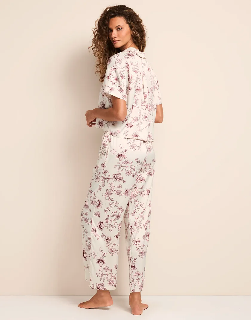Verity Floral Pink sleepwear bundle Model 2