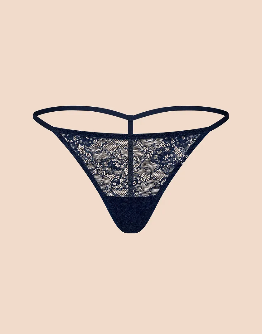 Lynn G-String Dark Blue panty bundle Still 1