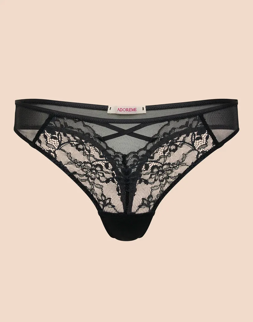 Mila Thong Black panty bundle Still 3