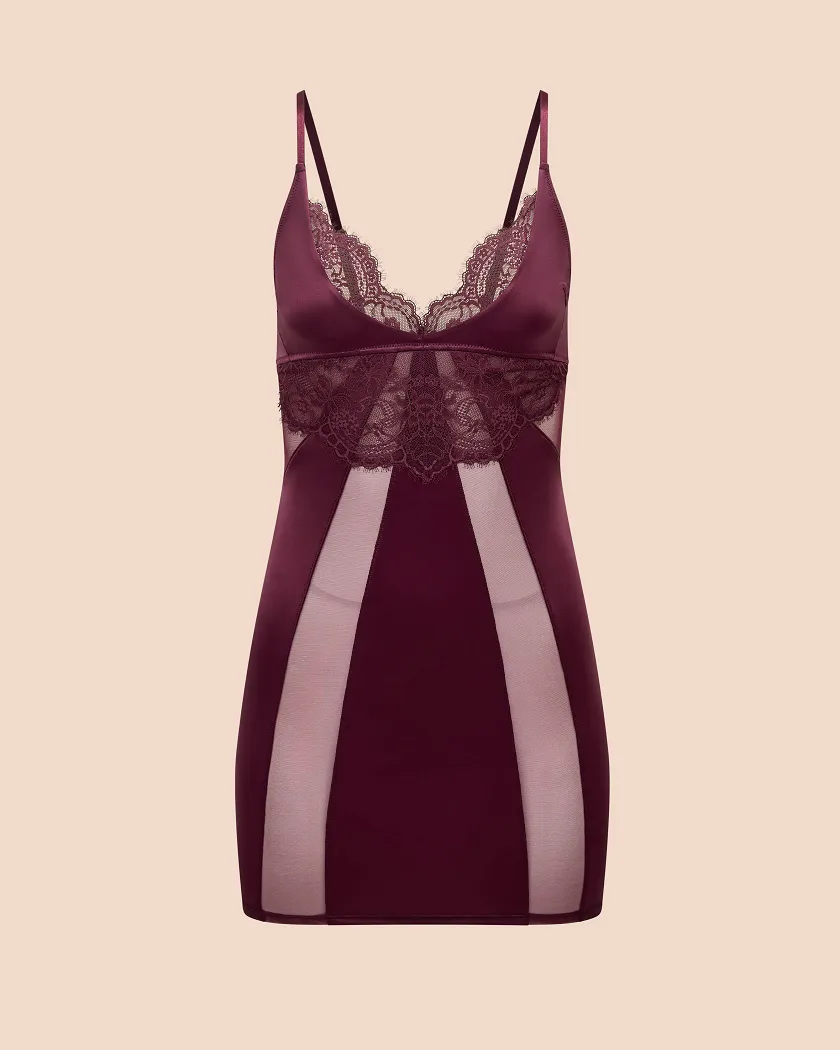 Elvira Dark Purple Unlined lingerie bundle Still 3