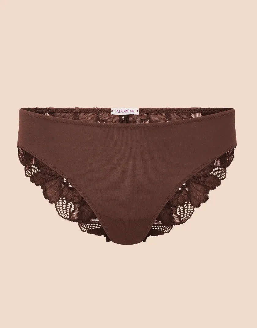 Teagan B1 Bikini Dark Brown panty bundle Still 3