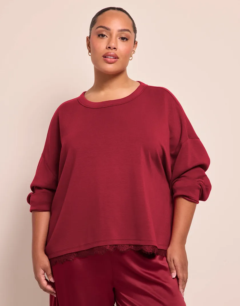 Alexandria Dark Red lounge bundle Model 7