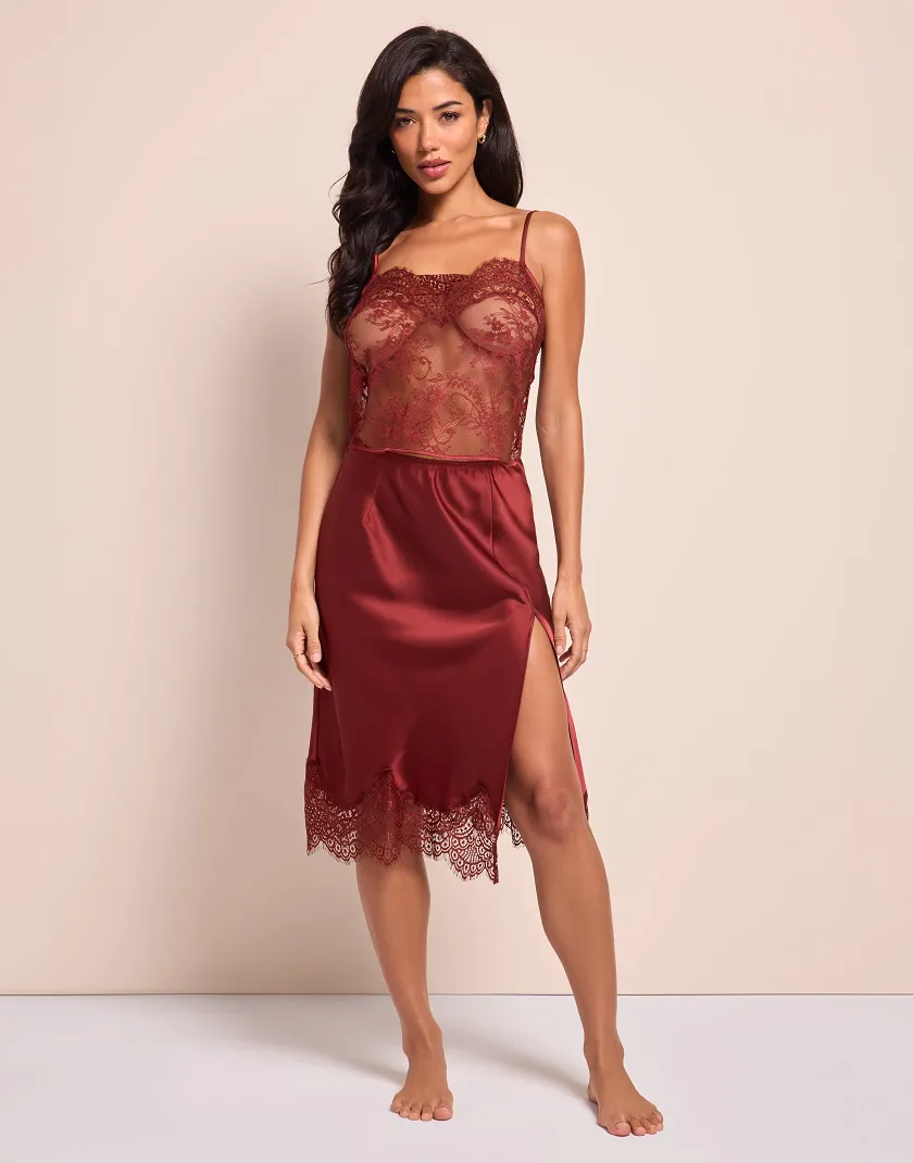 Apolonia Dark Red lingerie bundle Model 5