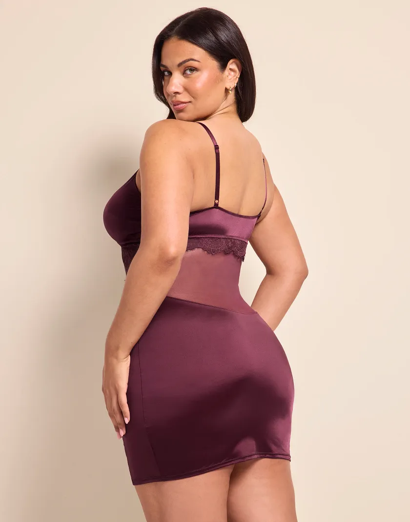 Elvira Dark Purple Unlined lingerie bundle Model 5