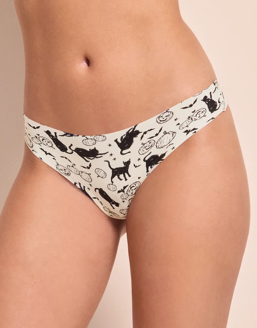 Francie D1 Thong Novelty Beige panty bundle Model 1