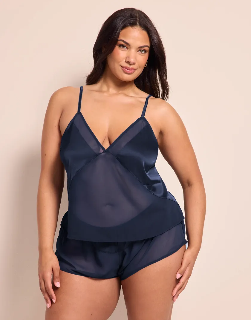 Kimberley Dark Blue lingerie bundle Model 2