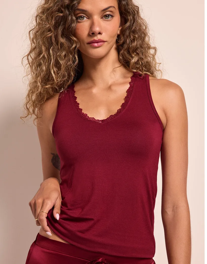 Laureen Dark Red sleepwear bundle Model 7