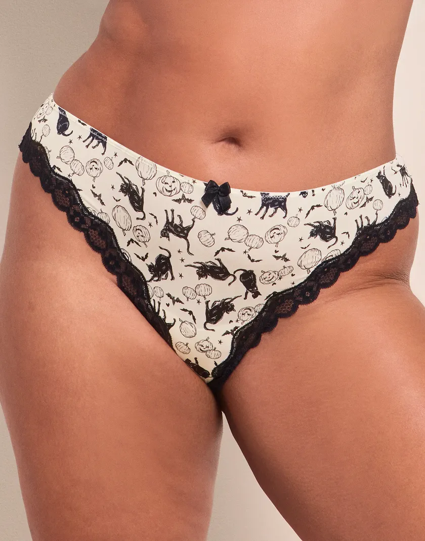 Nare Thong Novelty Beige panty bundle Model 3