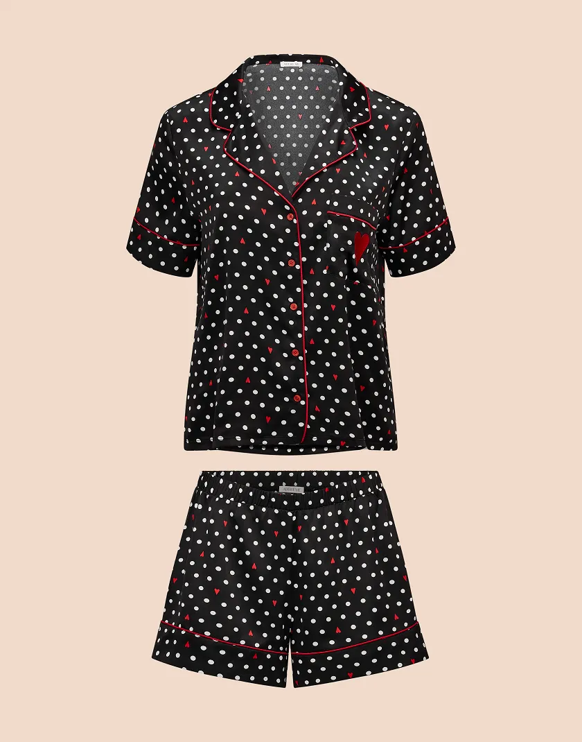 Trisha Dot Black sleepwear bundle Still 3