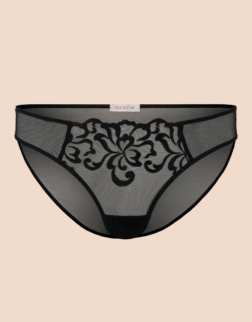 Jet Black Naima Bikini Panty Still 2