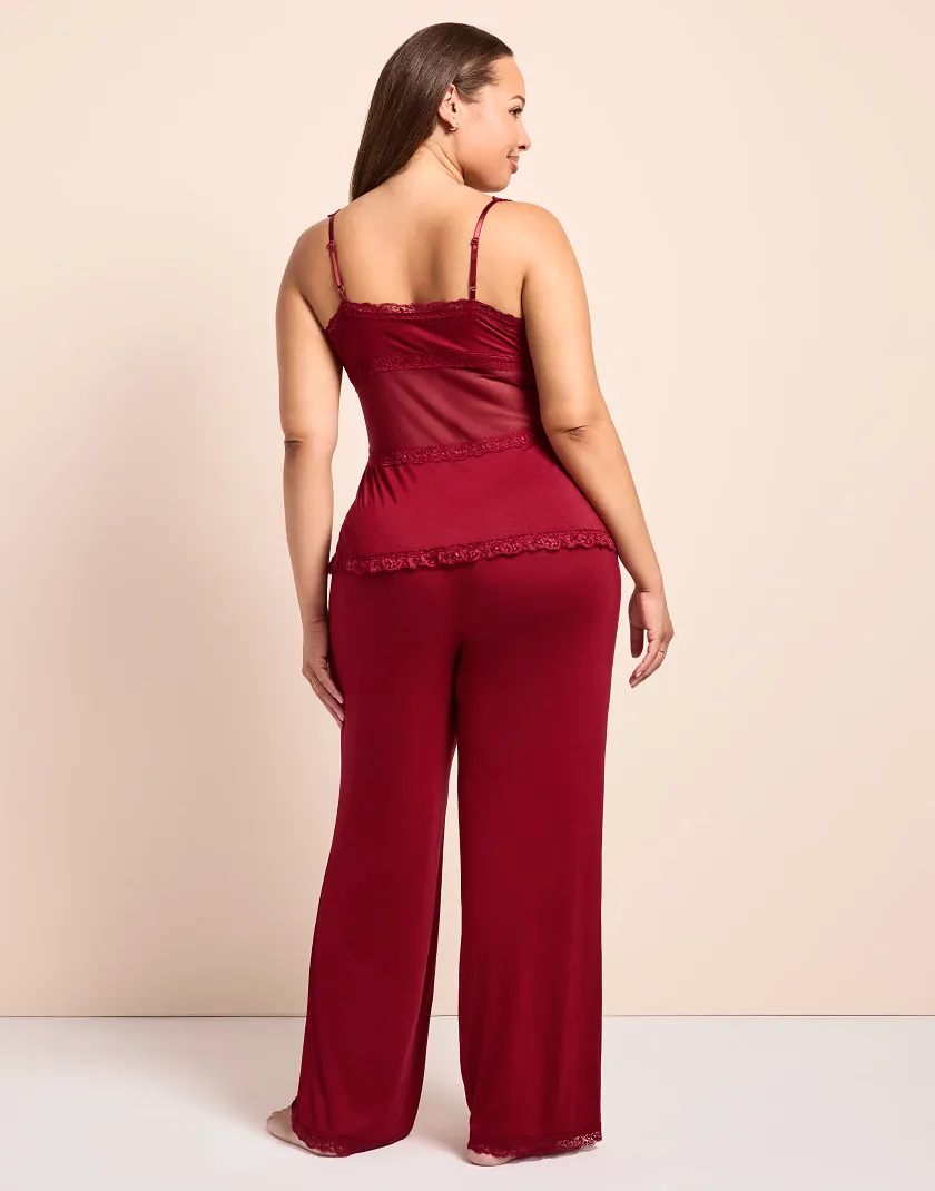 LenaMarie Dark Red sleepwear bundle Model 5