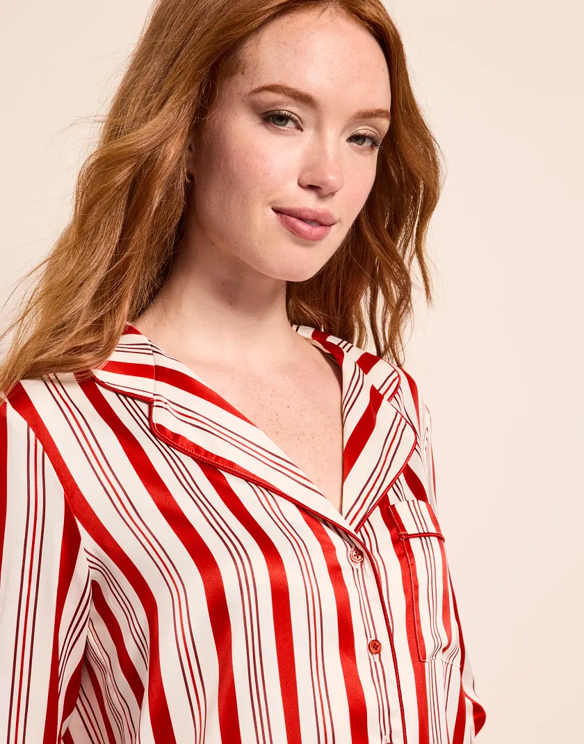 Raven Stripe Red sleepwear bundle Model 6