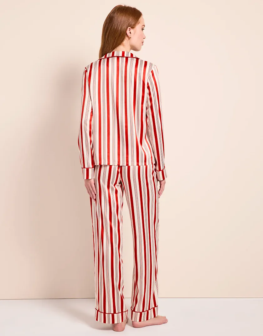 Raven Stripe Red sleepwear bundle Model 4