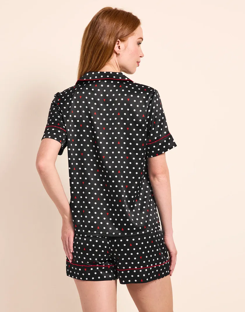 Trisha Dot Black sleepwear bundle Model 4