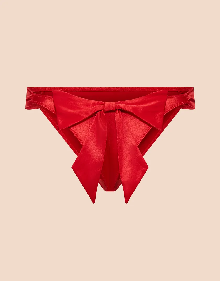 True Red Signature Bow Tanga Panty Still 1