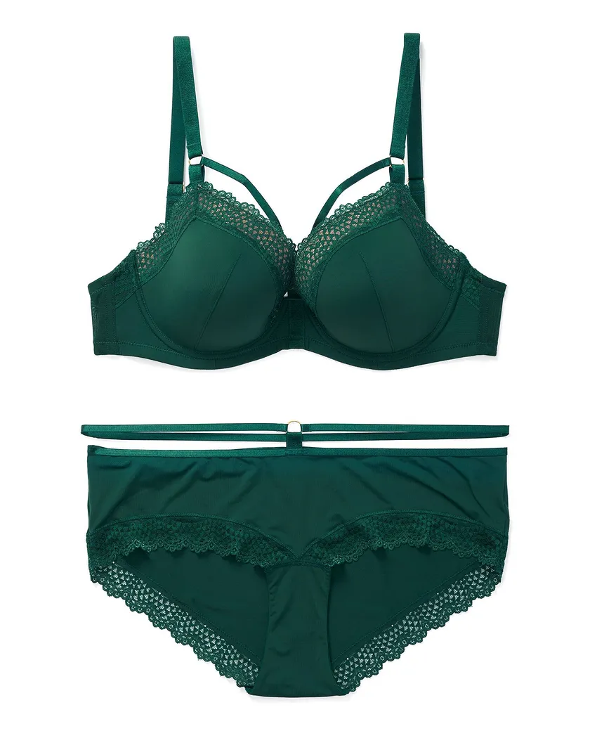 Marca Dark Green 2 Contour bra bundle Still 2