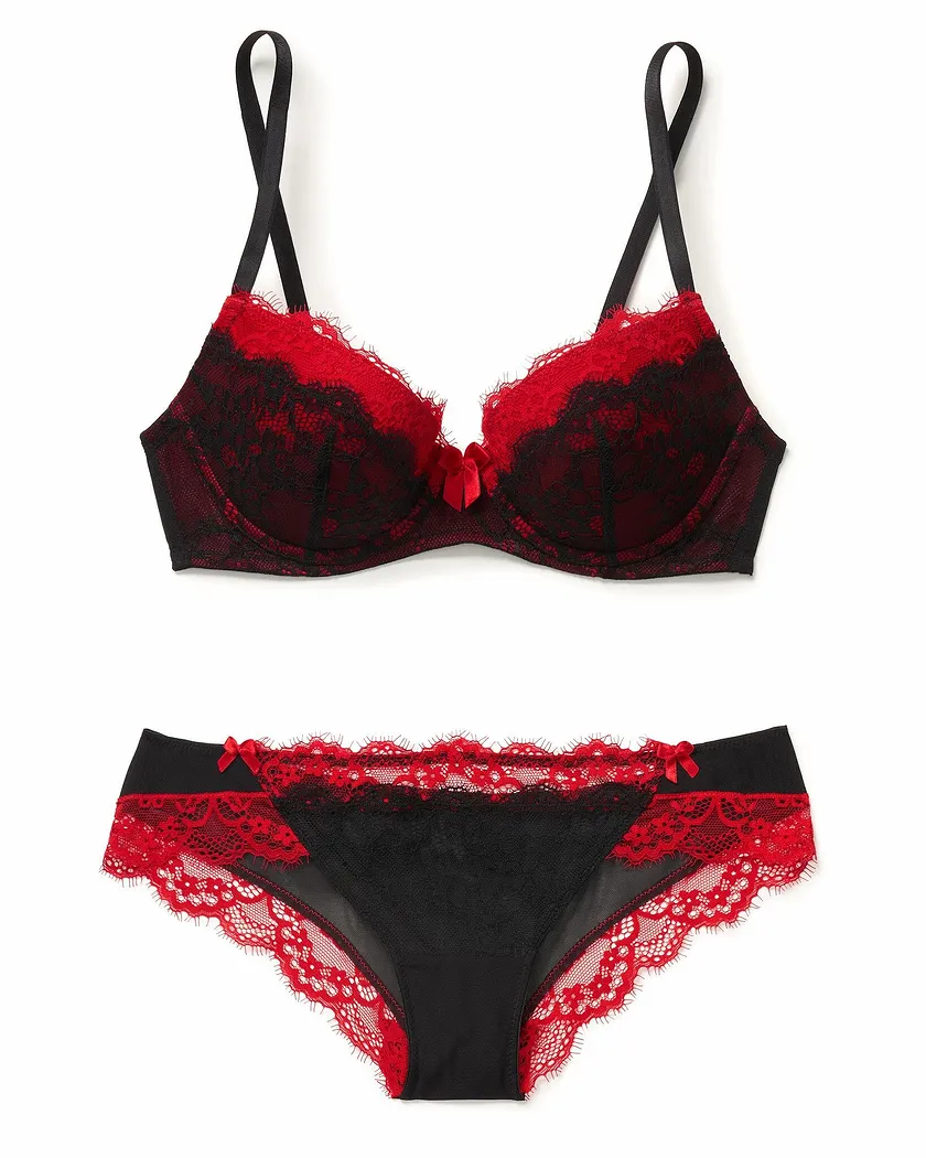 Emanuelly Black 4 Push Up bra bundle Still 3