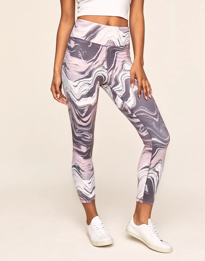 Cora Cozy 7/8 Novelty Purple activewear bundle Model 6