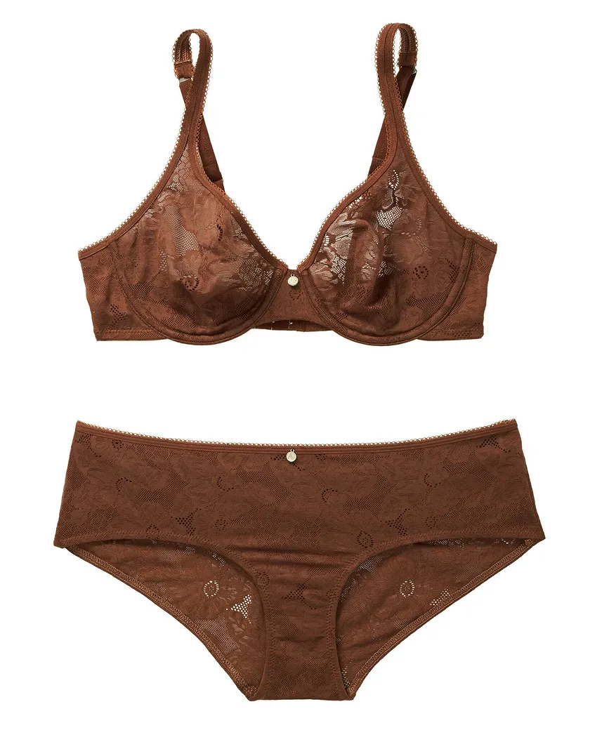 Celestine Dark Brown 4 Unlined bra bundle Still 2