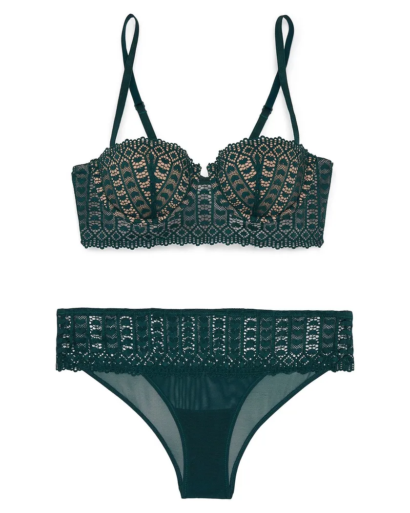 Nymphadora Dark Green 2 Contour bra bundle Still 1