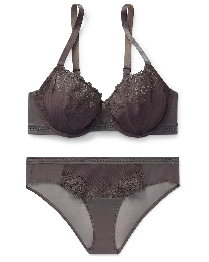 Liana Dark Gray 2 Unlined bra bundle Still 1