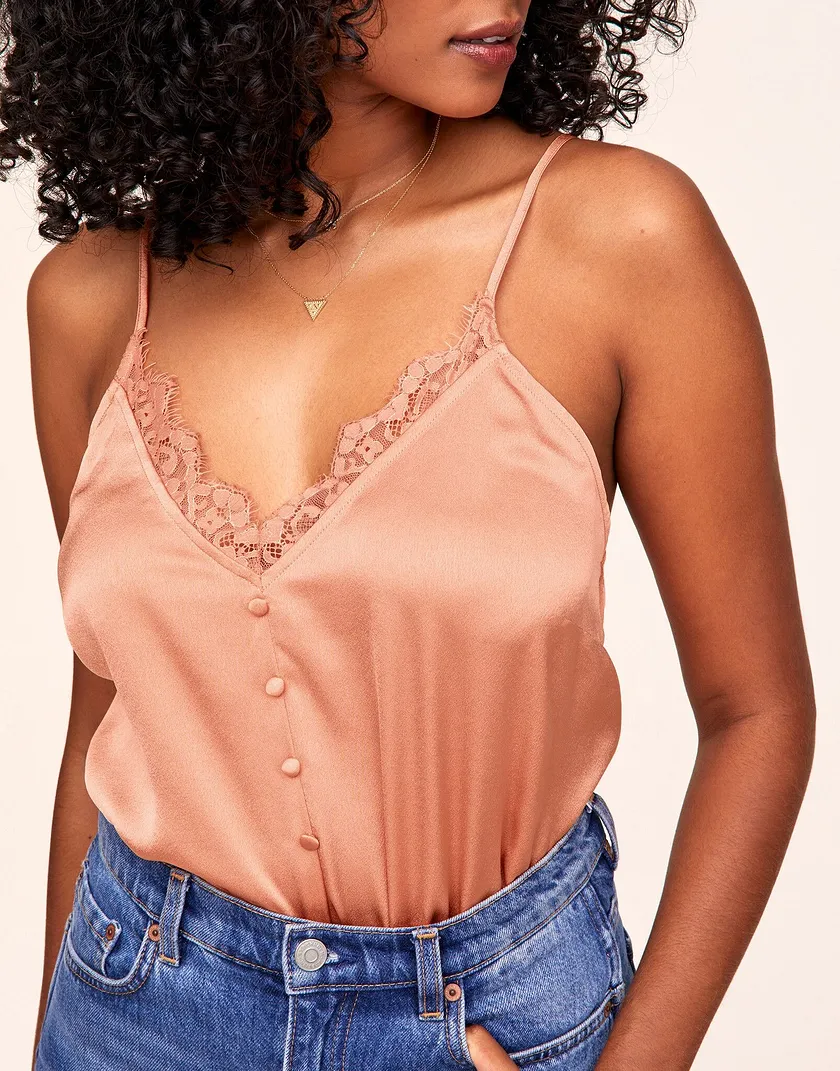 Bay Harbor Islands Cami Medium Pink tops bundle Model 2