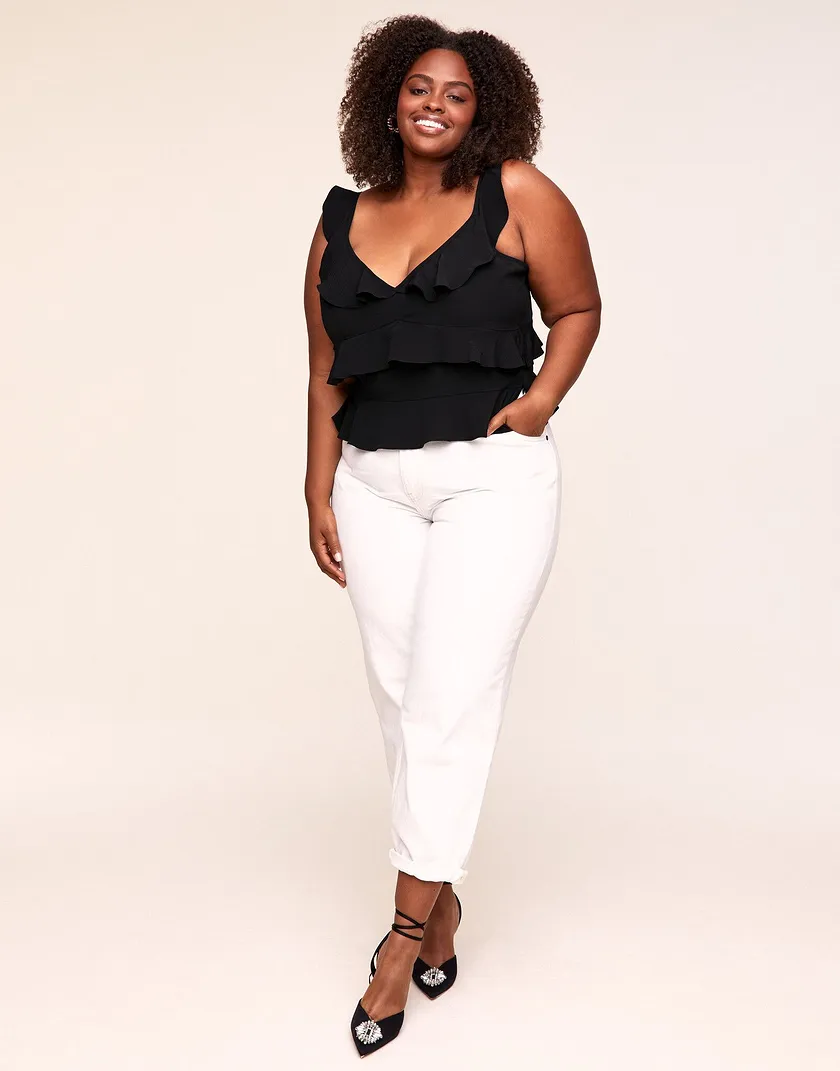 Bay Lake Cami Black Plus tops bundle Model 5