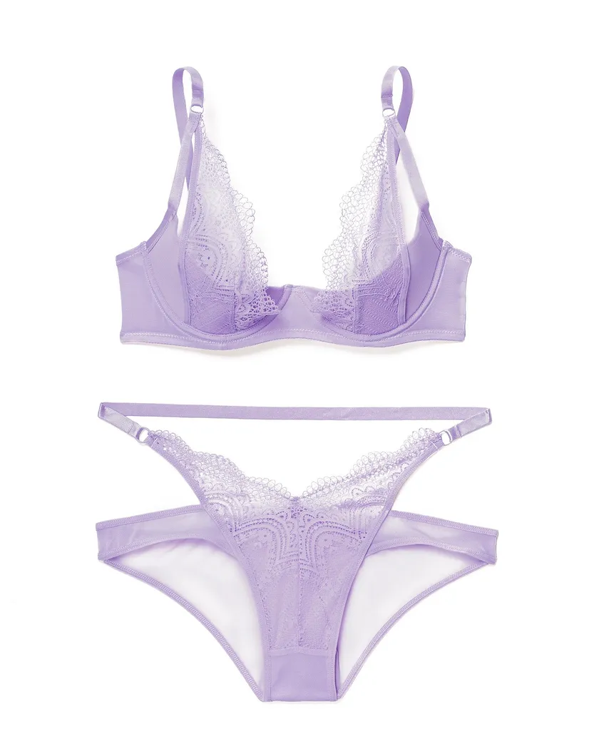 Kaia Medium Purple 2 Unlined bra bundle Still 5