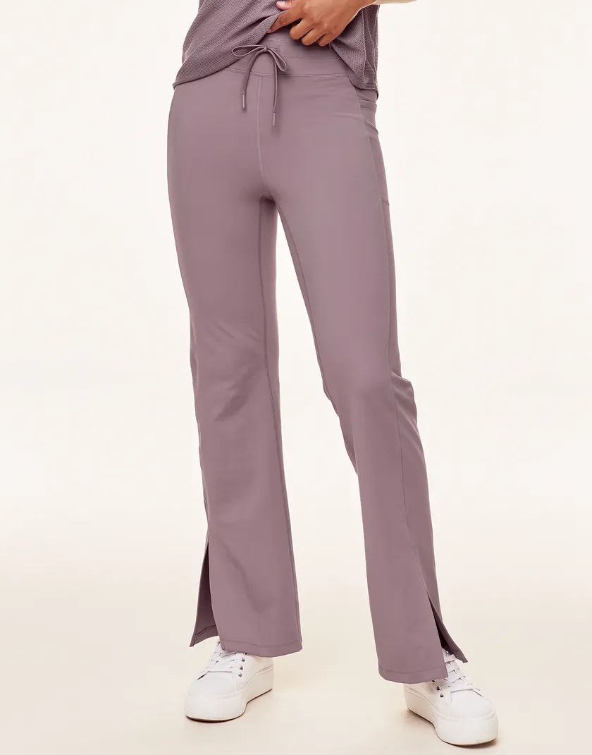 Cora Cozy Flare Legging Dark Purple activewear bundle Model 4