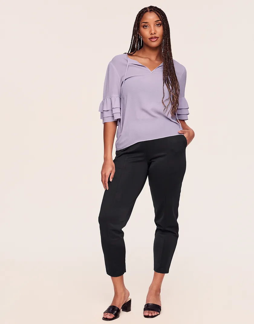 Quinn Top Medium Purple tops bundle Model 5