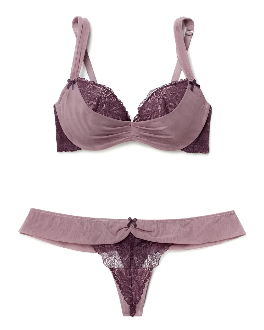 Clairabella Dark Purple 2 Contour bra bundle Still 2