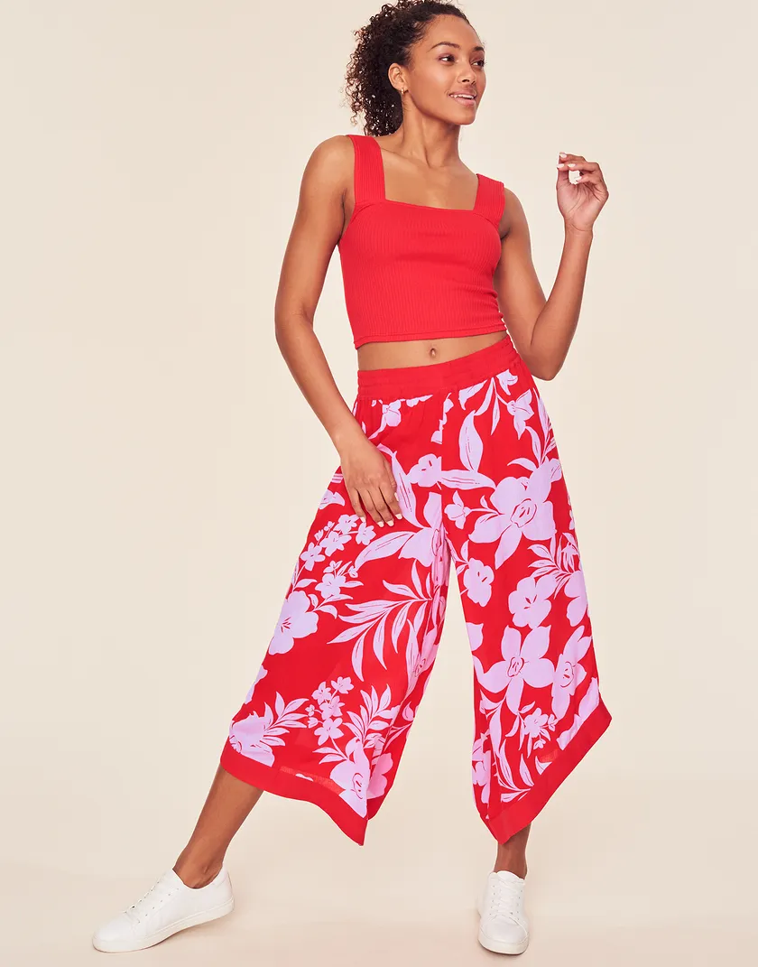 Evi Dark Red lounge bundle Model 1