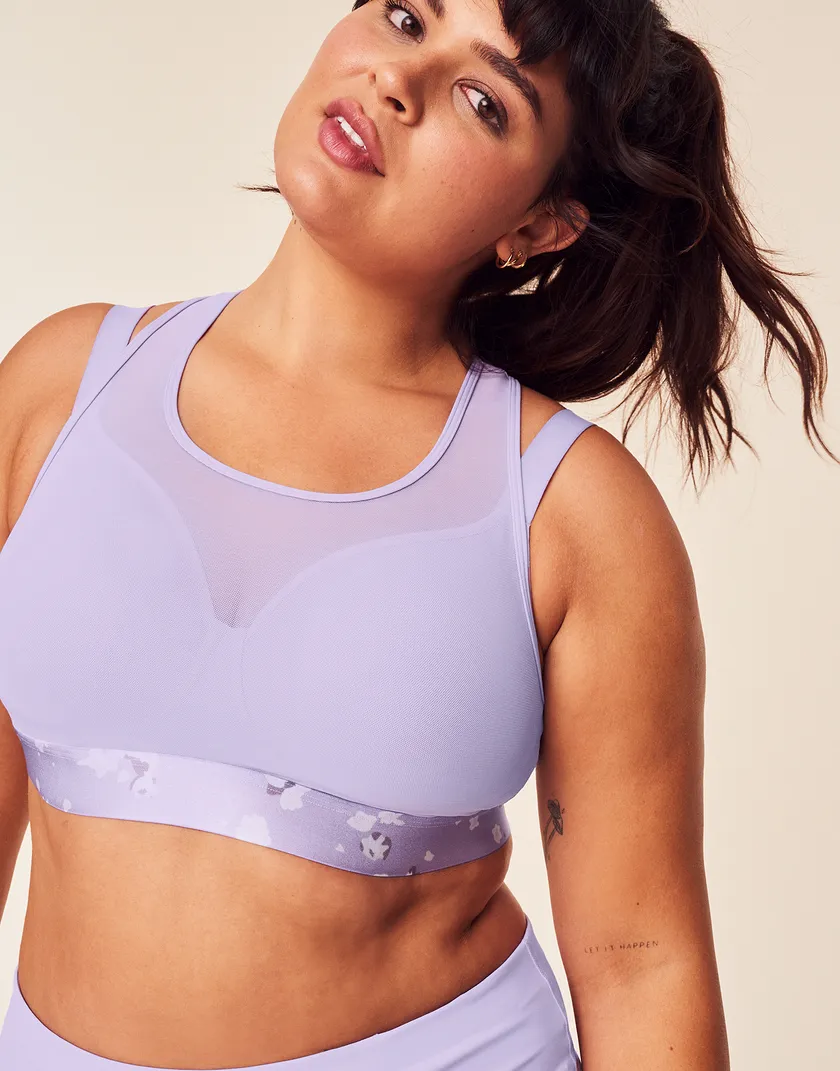 Micah Medium Purple Plus Contour activewear bundle Model 5